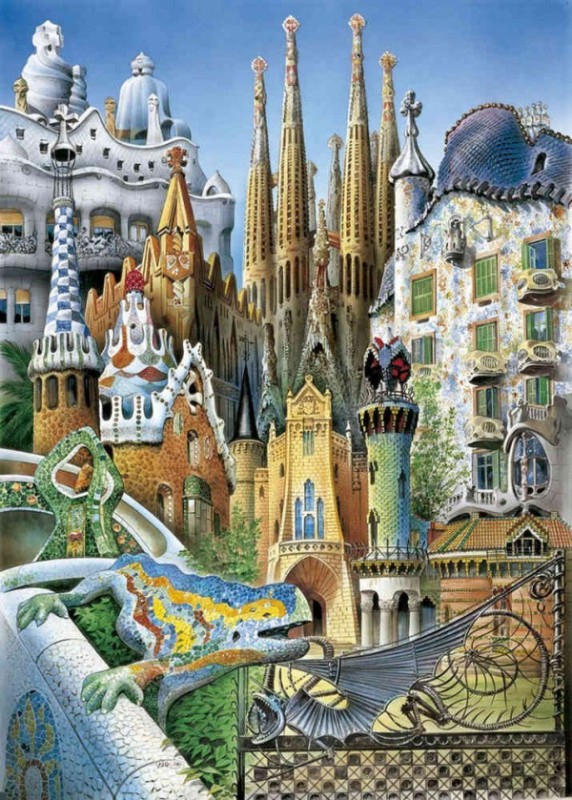 Gaudi Miniature - Rompecabezas