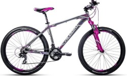Modelo 128469 BICICLETA R.26 ALUBIKE XCW GRIS/MORADO SLITE SERIES