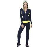 Pants Deportivo TSX Azul con Verde y Amarillo Para Dama