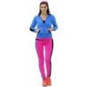 Pants Deportivo TSX Rosa con Azul y Negro Para Dama