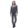 Pants Deportivo TSX Gris con Rosa y Negro Para Dama