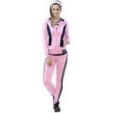 Pants Deportivo TSX Rosa y Gris Para Dama