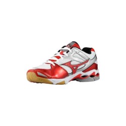 Tenis Mizuno Wave Bolt 3 Rojo/blanco 23.5
