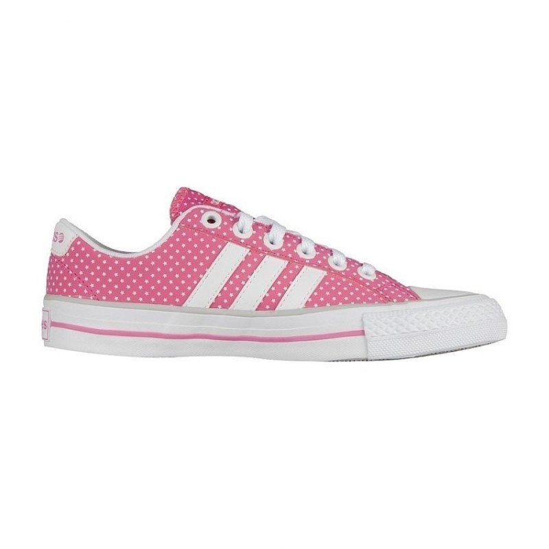 Tenis Adidas VL Neo 3 Stripes - Rosa con Blanco