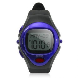Reloj Deportivo Con Medidor De Pulso Y De Calorias-Azul