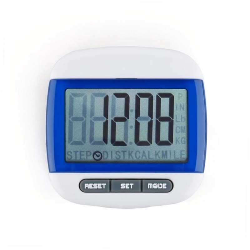 Mini LCD podómetro deportes-Azul