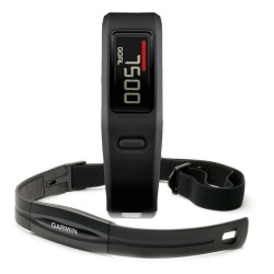 Medidor de Actividad VivoFit con Banda de Ritmo Cardíaco Garmin-Negro
