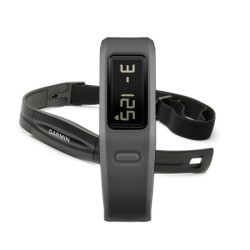 Medidor de Actividad VivoFit con Banda de Ritmo Cardíaco Garmin-Gris