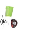 Reloj Garmin Forerunner 220 con Banda de Pecho-Negro con Rojo + aud...