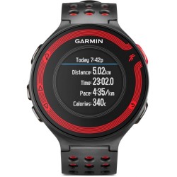 Reloj Garmin Forerunner 220 con Banda de Pecho-Negro con Rojo