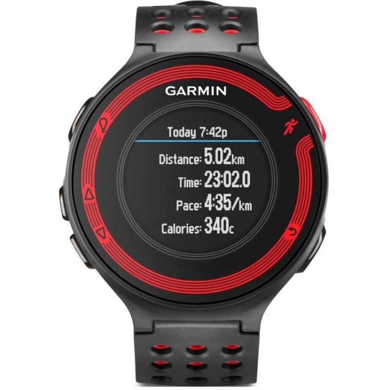 Reloj Garmin Forerunner 220 con Banda de Pecho-Negro con Rojo