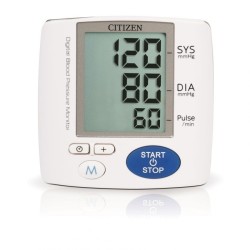 Medidor de Presión Arterial Citizen CH617 para muñeca con Termometr...