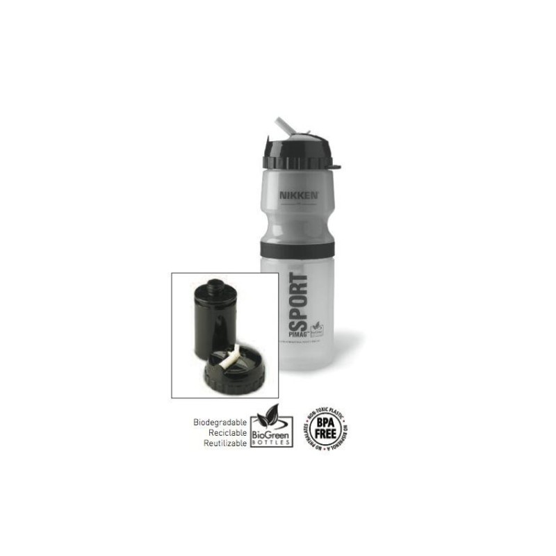 Botella con Filtro para Agua Alcalina Pimag Nikken -Blanco