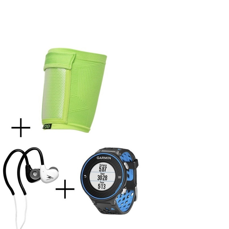 Reloj Garmin Forerunner 620 con Banda de Pecho-Negro con Azul + aud...