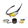 Lentes deportivos Wolfbike con micas intercambiables -Negro.