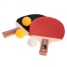 REIZ Par Raqueta para Ping Pong Tenis Mesa + 3 Pelotas Deporte Entr...