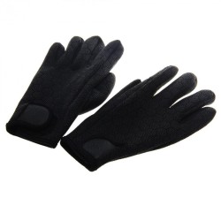 Pareja de Guantes Buceo Nylon Antideslizante Natación Deporte Negro...