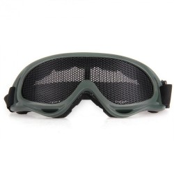 Gafas Protectoras Tacticas Rejilla Correa Ajustable Deporte Verde M...