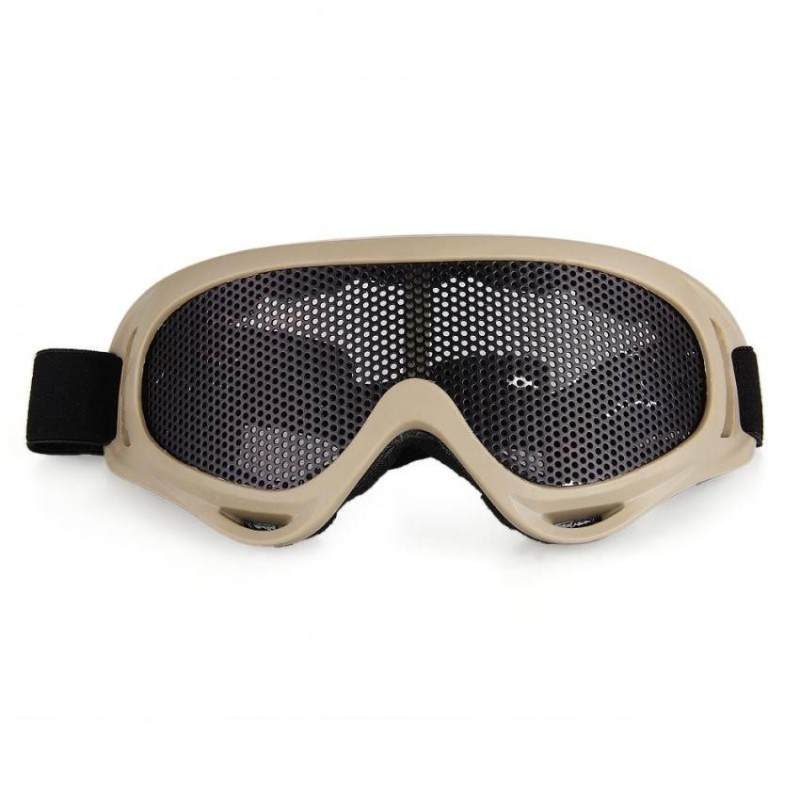 Gafas Protectoras Tacticas Rejilla Correa Ajustable Deporte Amarillo