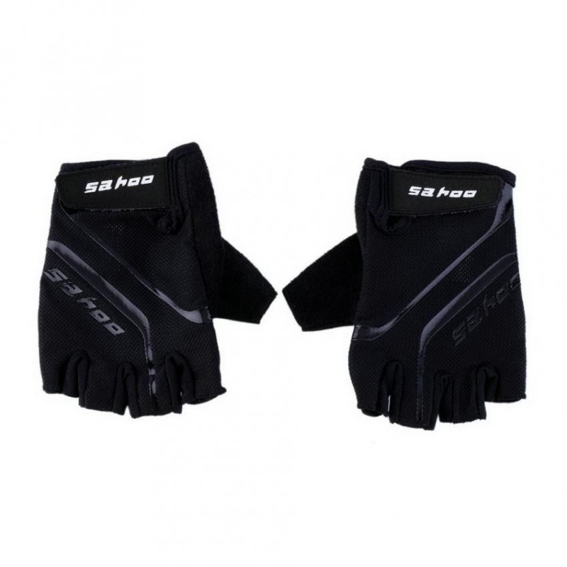 Guantes del dedo sahoo Bike Negro exterior transpirable deporte de ...
