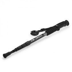 AOTU Bastón de Montaña Trekking Aluminio Color Negro Senderismo Dep...