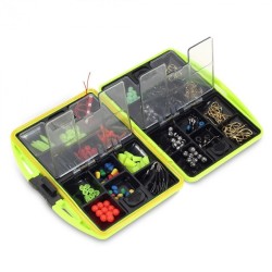 Caja de Trastos Pesca Verde ABS 24 Accesorios para Pescar Deporte O...