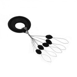 100Pcs Flotador Bobber Parada Grande Goma para Sedal Pesca Deporte ...