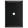PLACA NEGRO EBANO SALIDA CABLE SIMON | Simon 25 | CODIGO 25601-69