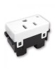 RECEPTÁCULO H SENCILLO 2P MAS T 15A 127VCA BLANCO | ROYER 100