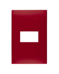 PLACA ROJO CARMESI DE 1 MODULO | Simon 25 | CODIGO 25611-57