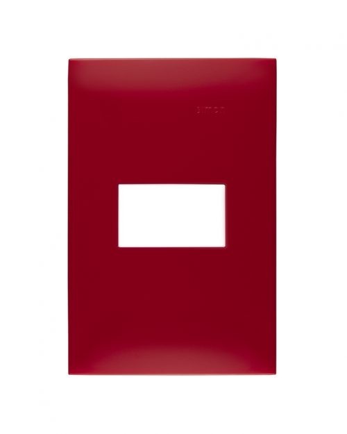 PLACA ROJO CARMESI DE 1 MODULO | Simon 25 | CODIGO 25611-57