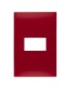 PLACA ROJO CARMESI DE 1 MODULO | Simon 25 | CODIGO 25611-57
