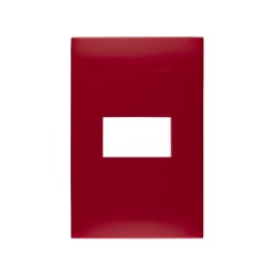 PLACA ROJO CARMESI DE 1 MODULO | Simon 25 | CODIGO 25611-57
