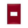 PLACA ROJO CARMESI DE 1 MODULO | Simon 25 | CODIGO 25611-57