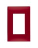 PLACA ROJO CARMESI DE 3 MODULO | Simon 25 | CODIGO 25613-57