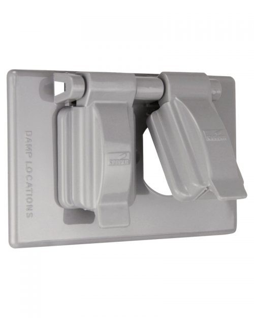 S1962 | TAPA HORIZONTAL DE PLASTICO PARA CONTACTO DUPLEX O COMBINADO | ARROW HART