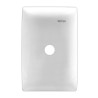 PLACA SALIDA DE CABLES BLANCO | ROYER 100