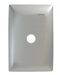 PLACA SALIDA DE CABLES PLATA | ROYER 100