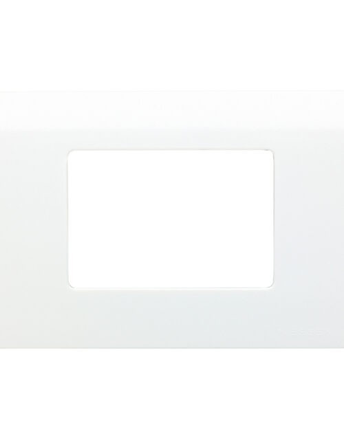 PLACA STATUS 3 MODULOS BLANCO ALPINO STATUS