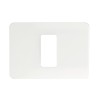 PLACA STYLO 1 MODULO BLANCO ALPINO STYLO