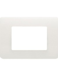 PLACA STYLO 3 MODULOS BLANCO ALPINO STYLO