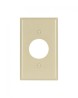 PLACA TERMO PLASTICA PARA RECEPTACULO SENCILLO MARFIL | ARROW HART