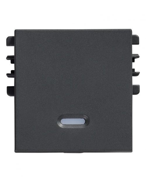 TECLA CON VISOR 2 MOD GRAFITO S26 | Simon 26 | CODIGO 2600112-038
