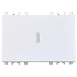 TECLA CON VISOR 3 MOD BLANCO S26 | Simon 26 | CODIGO 2600113-030