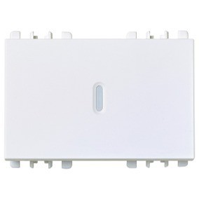 TECLA CON VISOR 3 MOD BLANCO S26 | Simon 26 | CODIGO 2600113-030