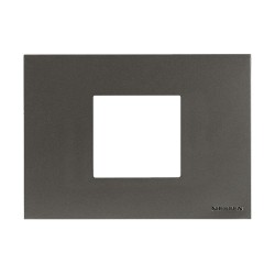 PLACA ZENIT 2 MODULOS ANTRACITA ZENIT