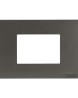 PLACA ZENIT 3 MODULOS ANTRACITA ZENIT