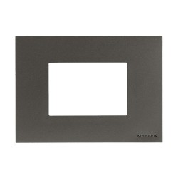 PLACA ZENIT 3 MODULOS ANTRACITA ZENIT