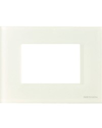 PLACA ZENIT 3 MODULOS CRISTAL BLANCO ZENIT