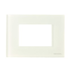 PLACA ZENIT 3 MODULOS CRISTAL BLANCO ZENIT